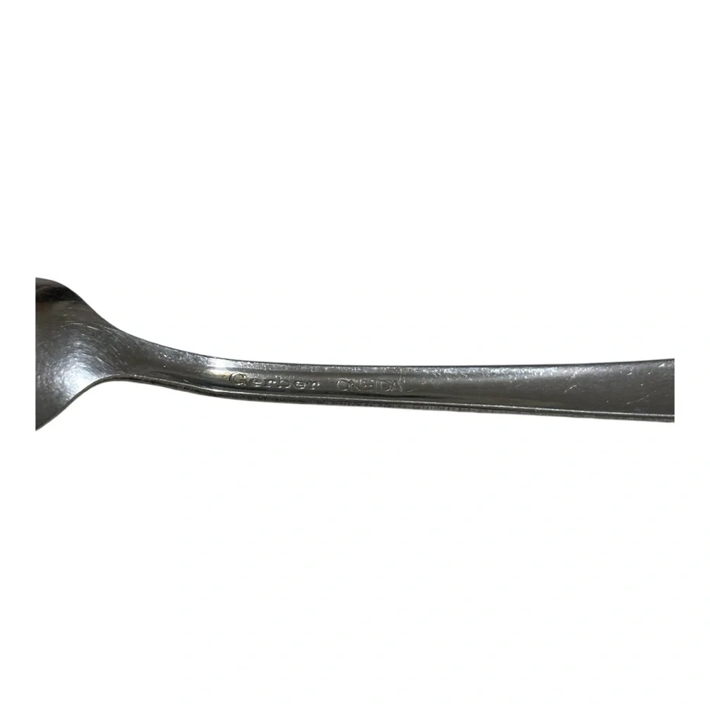 Oneida Stainless Gerber Baby Face Floral Baby Spoon 5.5